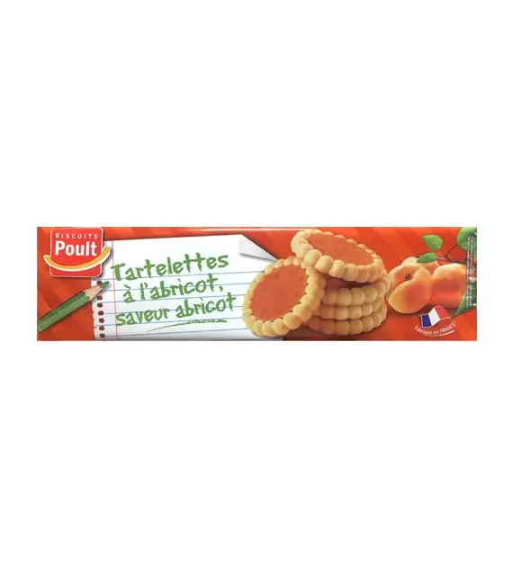 BISCUIT POULT TARTELETTES ABRICOT 150G 
