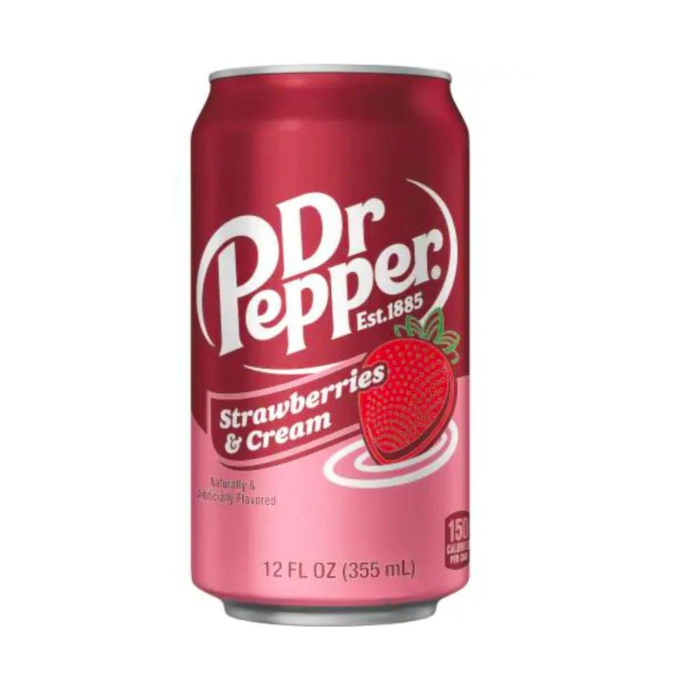 DR PEPPER STRAWBERRY CREAM 355ML X24