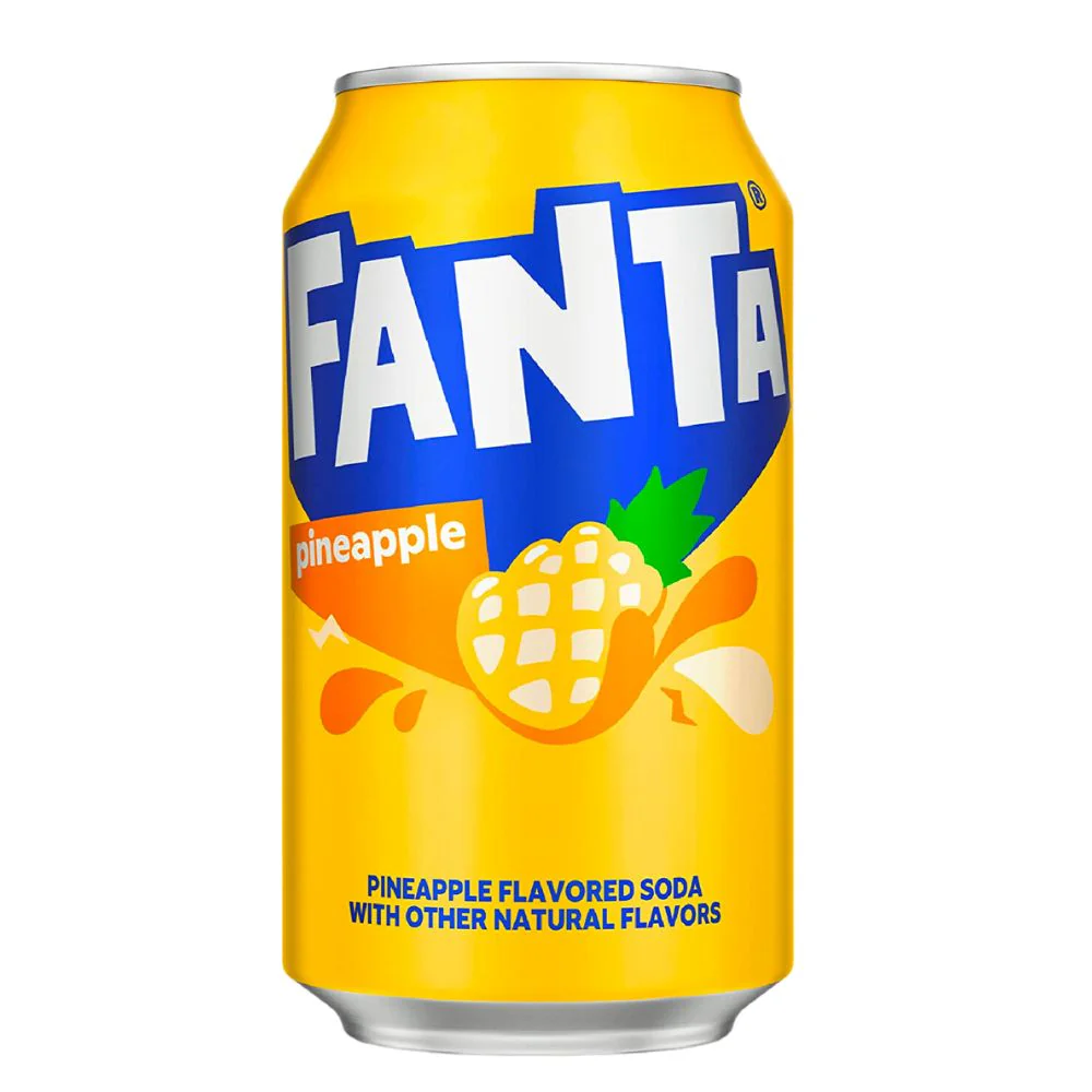 FANTA USA PINEAPPLE 24 X 355ML 