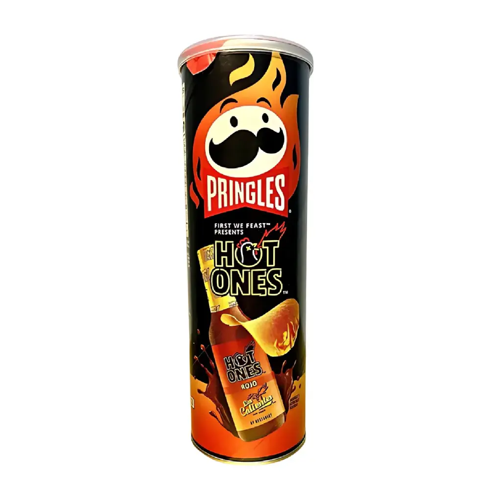 PRINGLES HOT ROJO X14 158G
