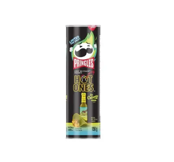 PRINGLES HOT VERDE X14 158G