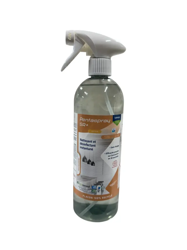 SPRAY DESINFECTANT POUR SURFACES SANS RINCAGE 750ML