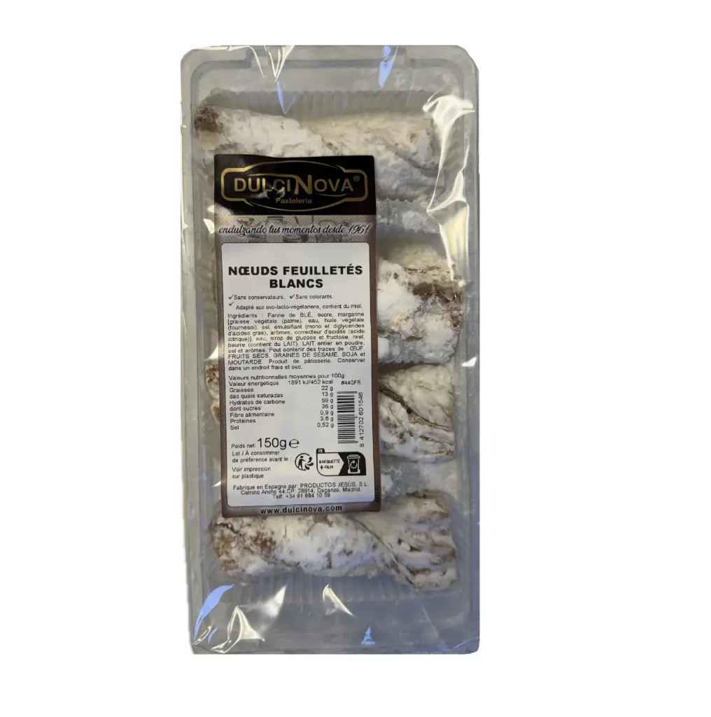 NOEUDS FEUILLETES BLANCS B4 DULCINOVA