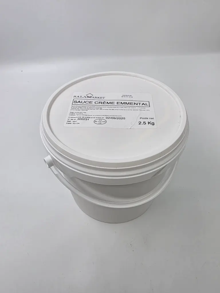 SAUCE CREME EMMENTAL SEAU 3KG SALAMARKET