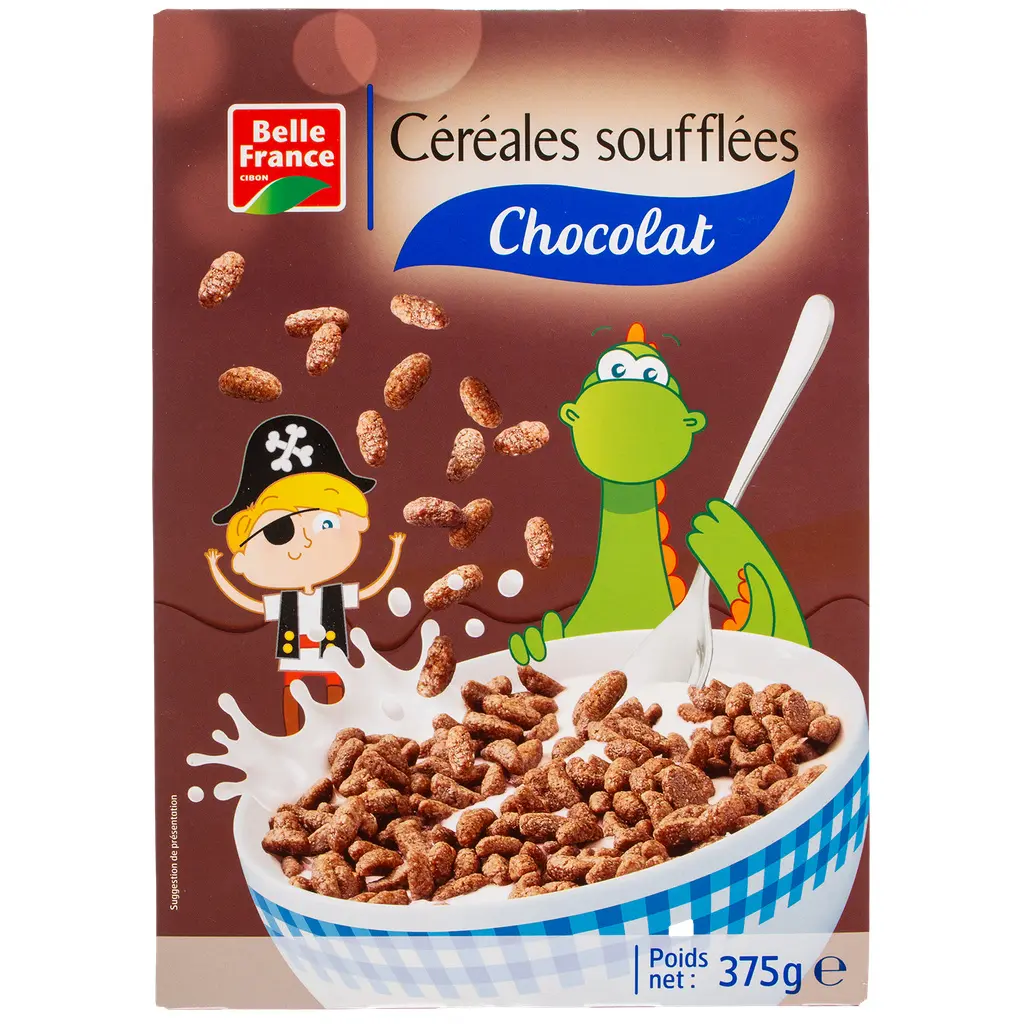 RIZ SOUFFLE CHOCOLAT 375G BELLE FRANCE