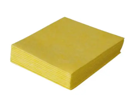 LAVETTE NON TISSEE 40X38CM JAUNE X50
