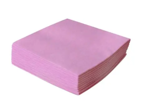LAVETTE NON TISSEE 40X38CM ROSE X50 