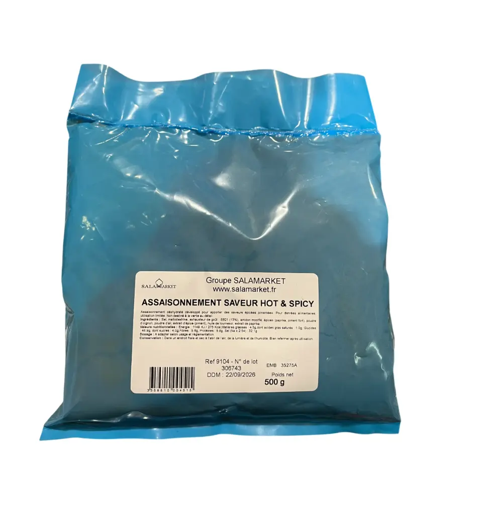 ASSAISONNEMENT HOT AND SPICY SALAMARKET  500G {C20}