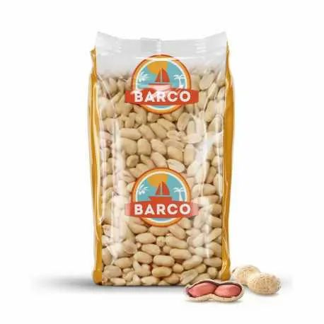 ARACHIDE DECORTIQUEE BLANCHIE GROS FRUIT 1KG X12 BARCO
