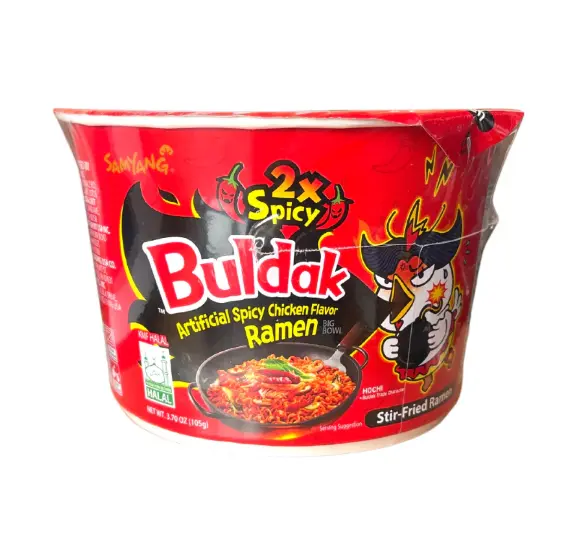 BULDAK 2X SPICY BOWL 16X 105G