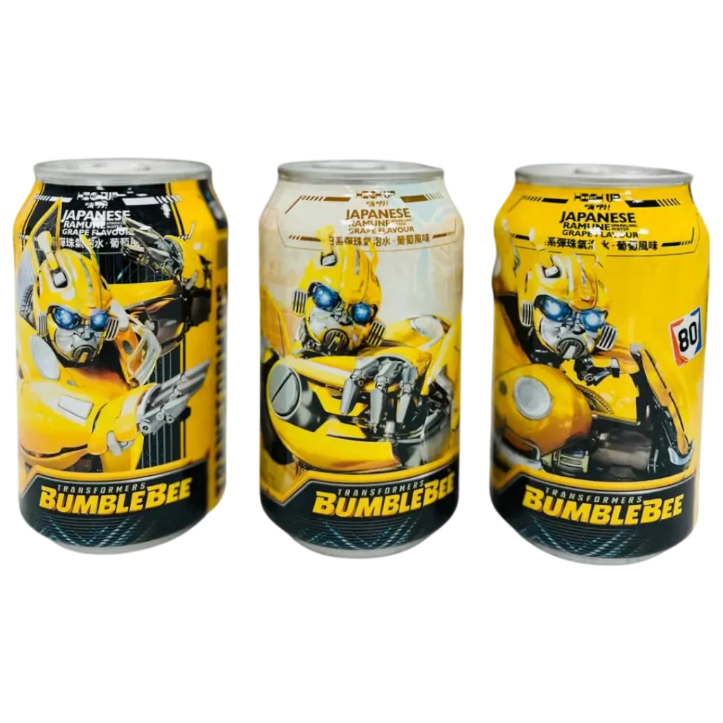 HIGH UP JAPANESE RAMUNE TRANSFORMERS GRAPE 24X 33CL