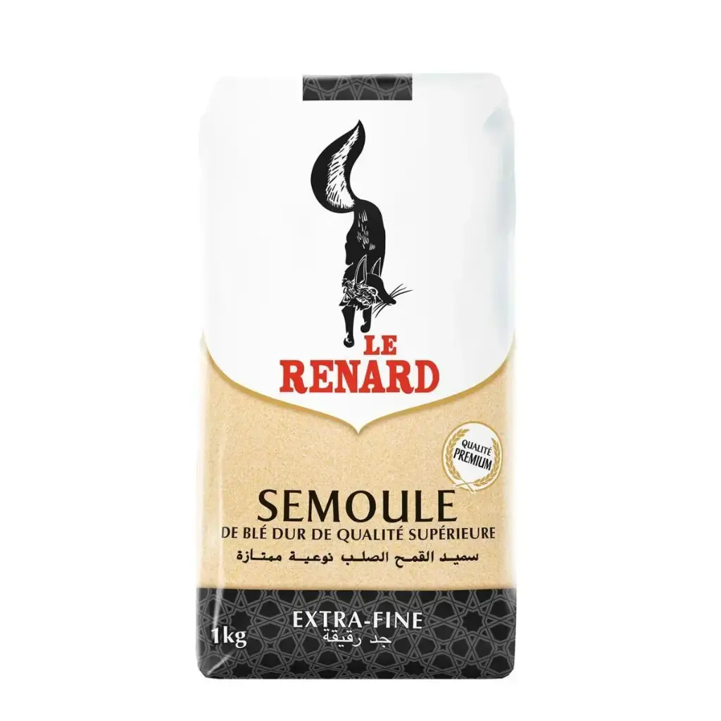 SEMOULE DE BLÉ EXTRA FINE 1KG LE RENARD