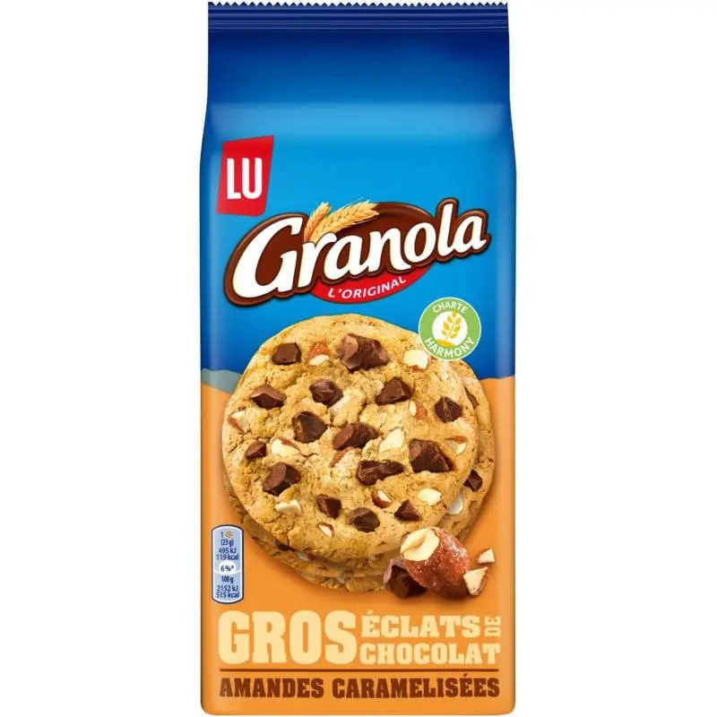 GRANOLA AMANDES CARAMÉLISÉES 184G {C10}