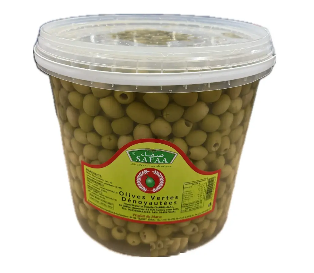 OLIVES VERTES DENOYAUTEES 6KG 