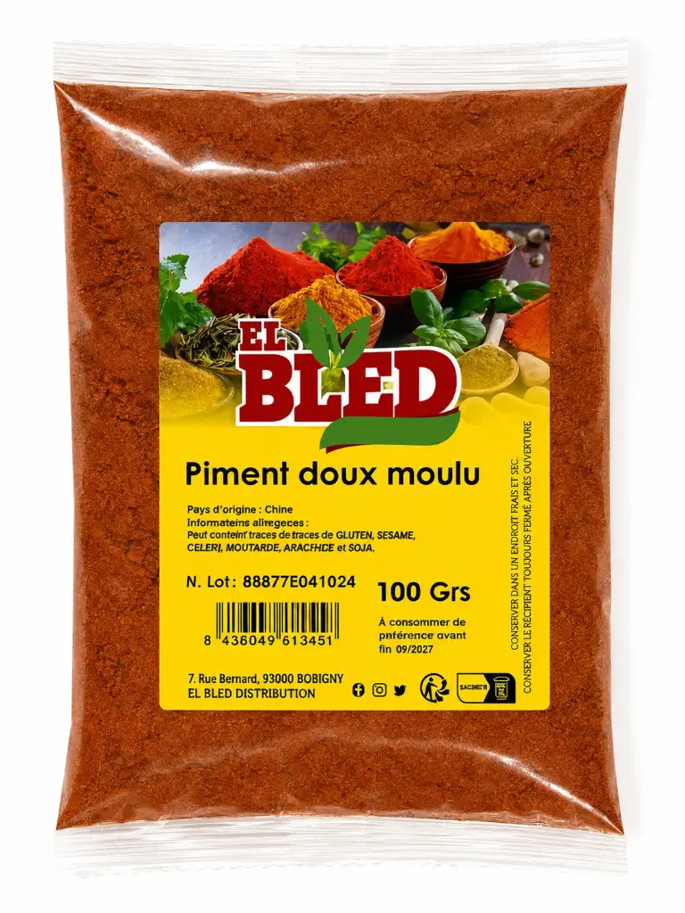 PIMENT DOUX 100G EL BLED {C20}