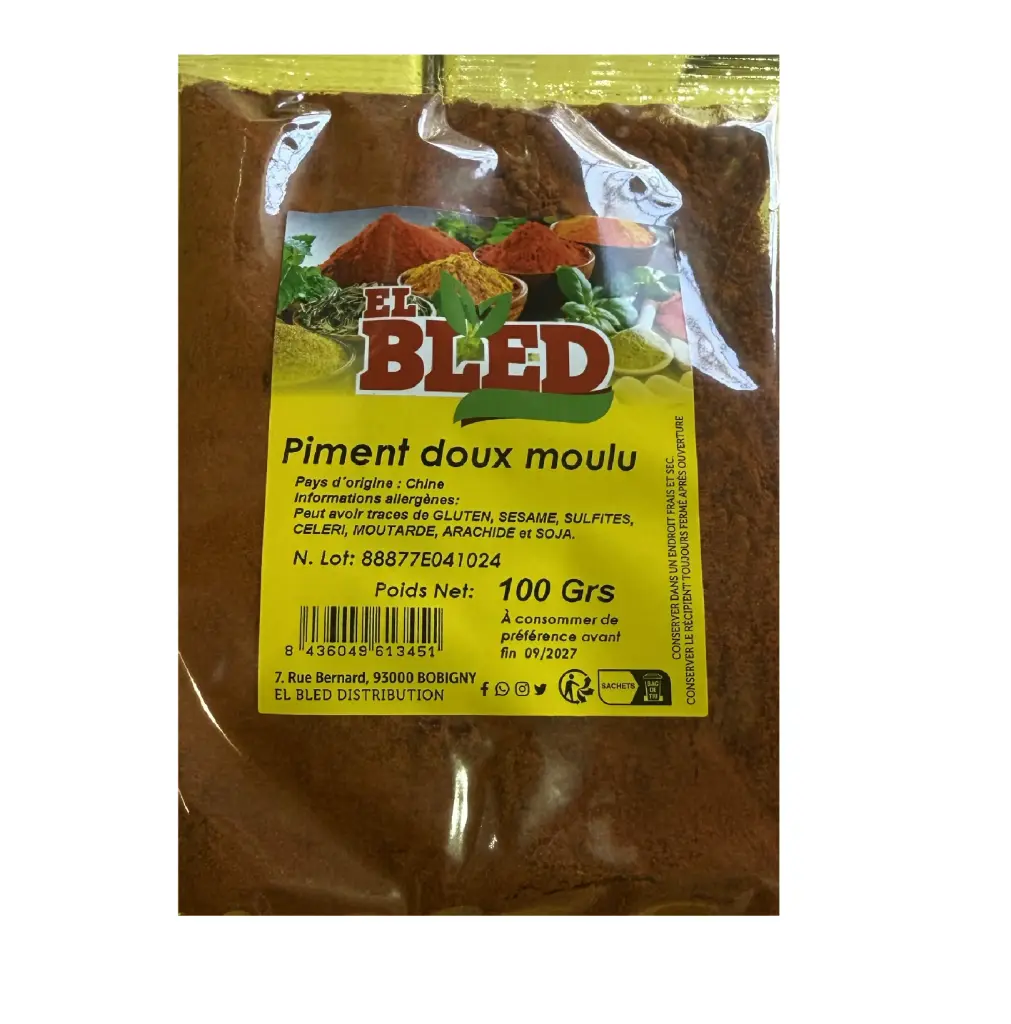 PIMENT DOUX EL BLED 100G X20