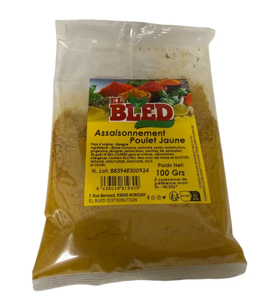 EPICE POULET JAUNE 100G EL BLED {20}