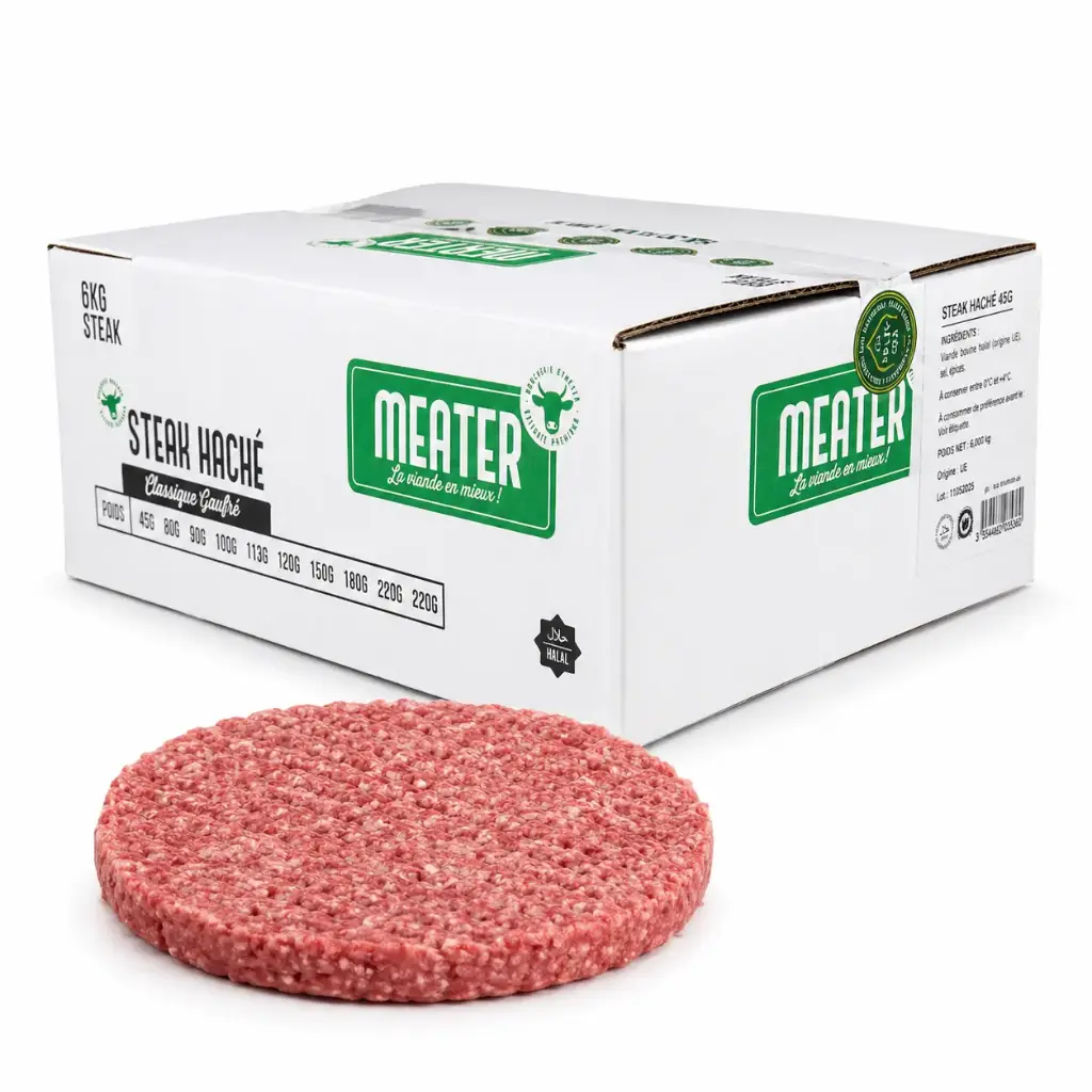 STEAK BURGER 45G HALAL 6KG INICIA 