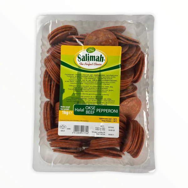 PEPPERONI DE BOEUF TRANCHE 1KG SALIMAH 