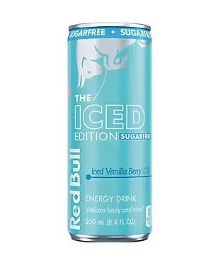 RED BULL ICED VANILLE BERRY SANS SUCRE 24 X 250ML