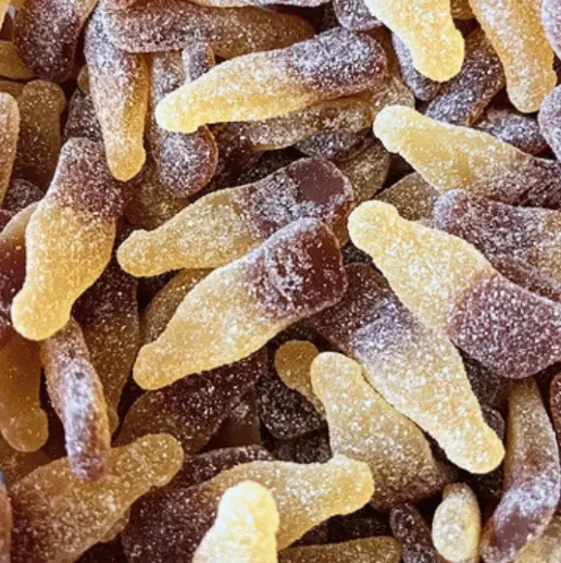 BOUTEILLES COLA ACIDES HALAL SHEMS CANDY 2KG {6}