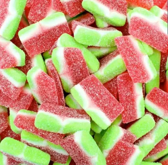 TRANCHES DE PASTÈQUES ACIDES HALAL SHEMS CANDY 2KG {C6}