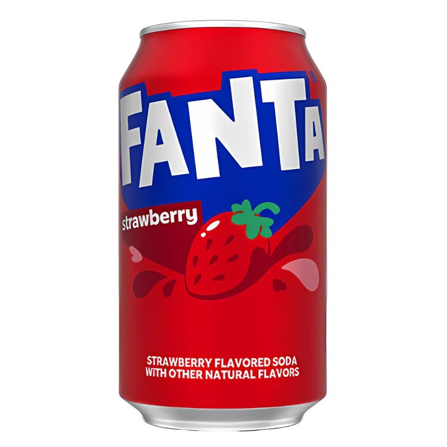 FANTA USA STRAWBERRY 12 X 355ML 