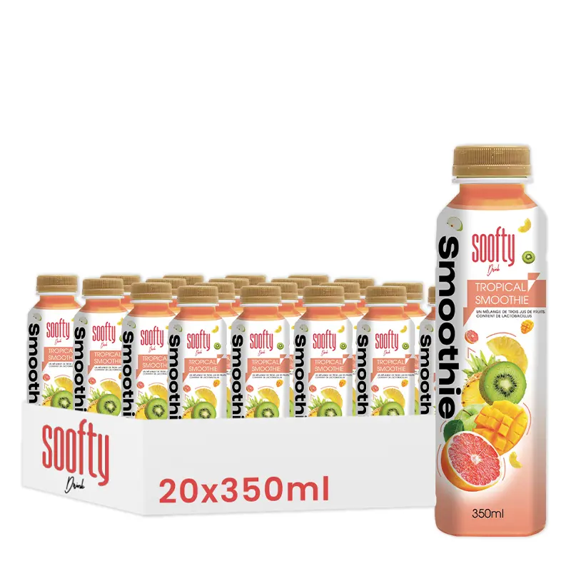 SMOOTHIE TROPICAL SOOFTY 350ML X20