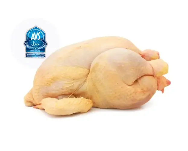 POULET PAC AVS FRAIS 1.4KG AU KG