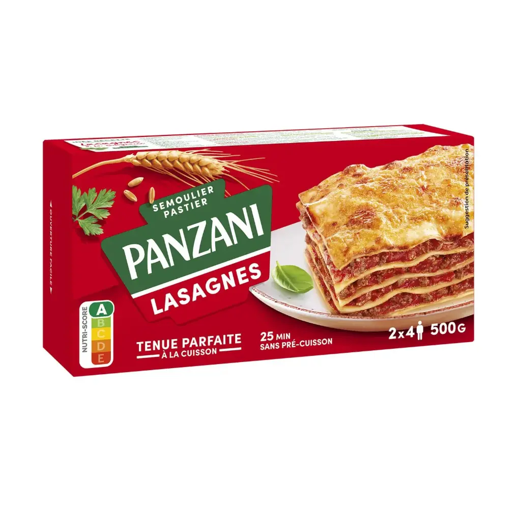 LASAGNES PANZANI 500G