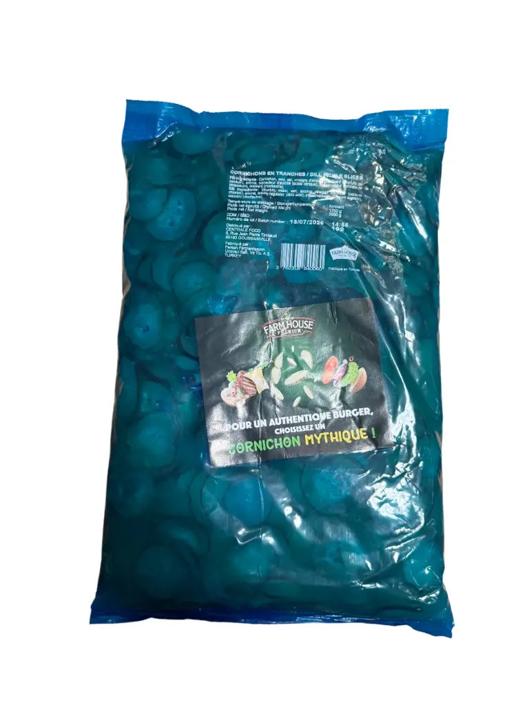 CORNICHONS RONDELLES 2.5KG {C6}