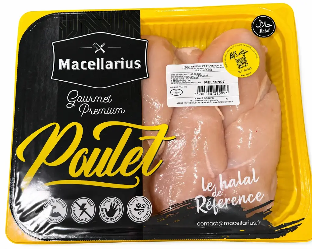 FILET DE POULET AVS BARQUETTE 2.5KGX4