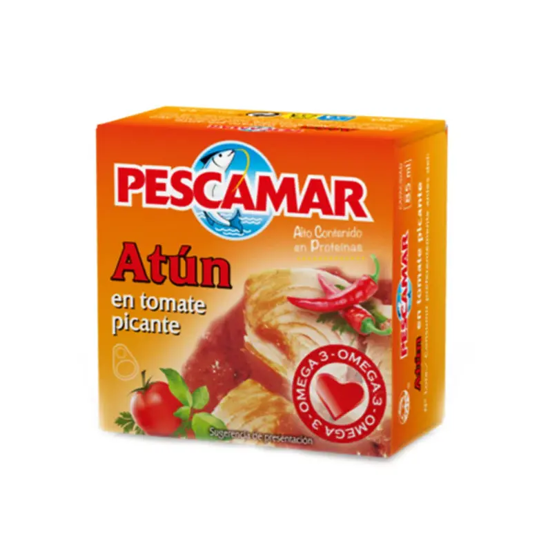 THON A LA TOMATE PIQUANTE PESCAMAR 80G