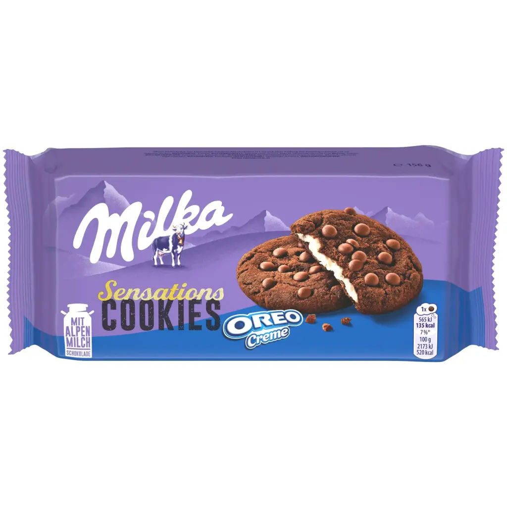 MILKA COOKIE SENSATIONS OREO CREME 156G