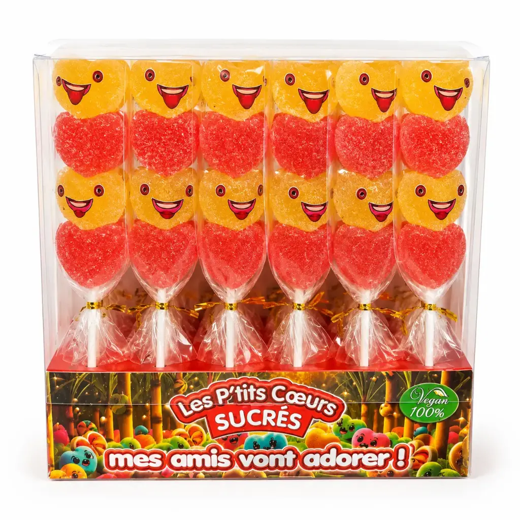 SUCETTES LES P'TITS COEURS SUCRES X30