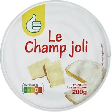 CAMEMBERT FRAIS LE CHAMP JOLI 200G