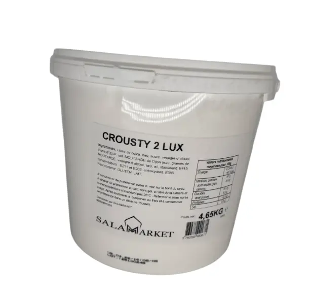 SAUCE CROUSTY 2 LUX CURRY 4.65KG 