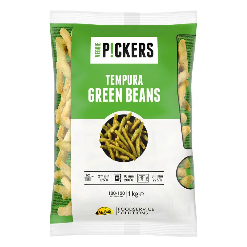 HARICOTS VERTS (PANNÉ) TEMPURA MCCAIN 1KG {C6}
