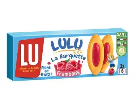 LU LULU BARQUETTE FRAMBOISE 120G 