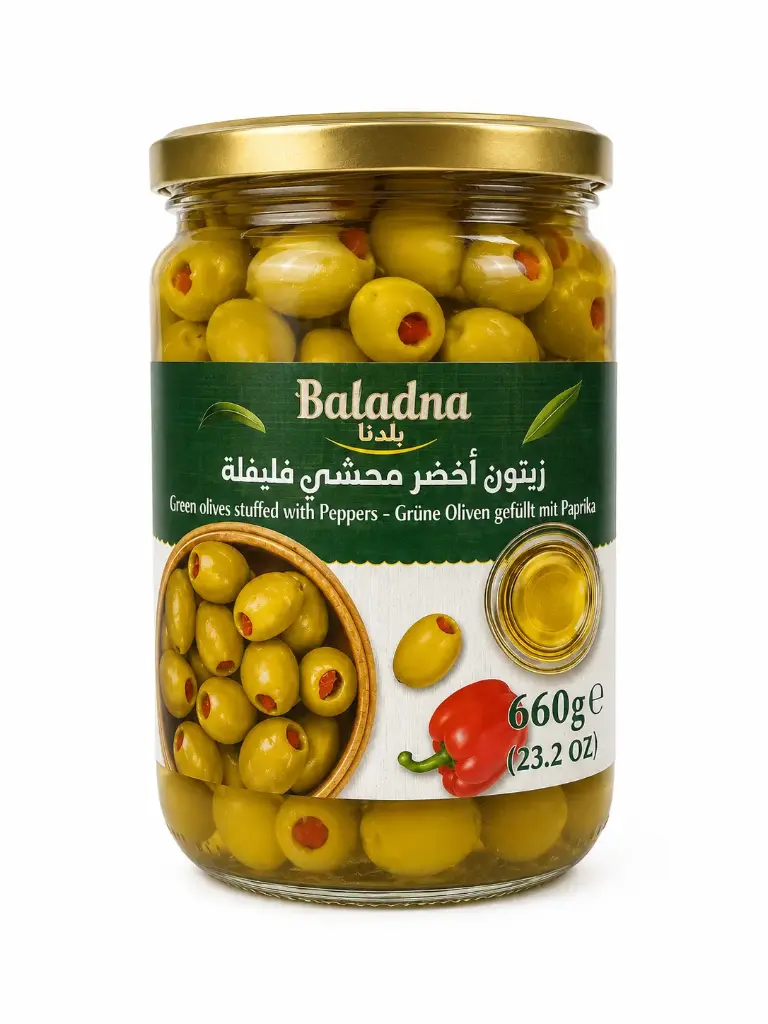 OLIVES FARCIES AU PIMENT BALADNA 660G {C12} 
