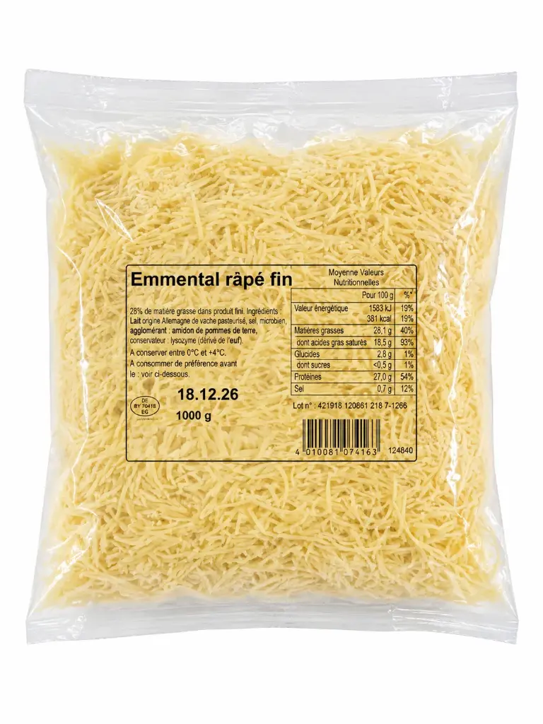 EMMENTAL RAPE FIN 1KG {C10}