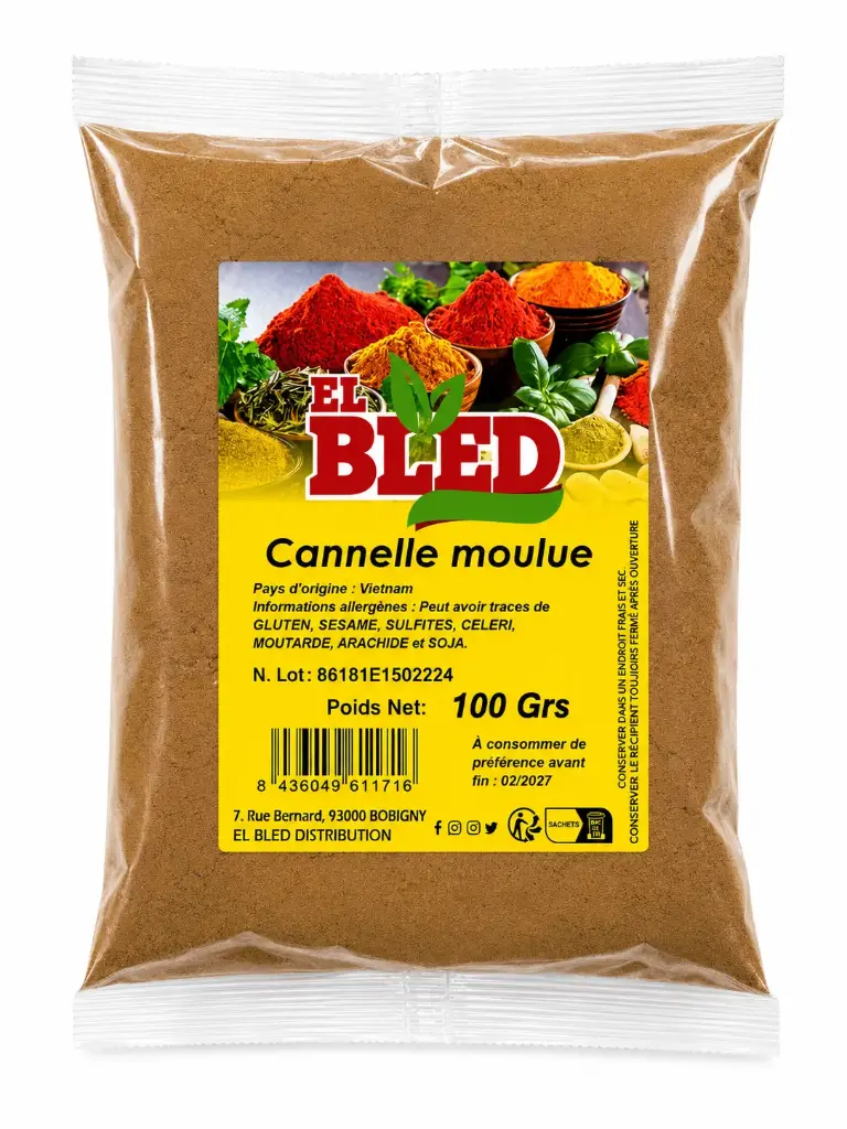 CANNELLE MOULUE EL BLED 100G {C20}