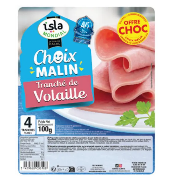 DELICE DE VOLAILLE 100G CHOIX MALIN {C10}