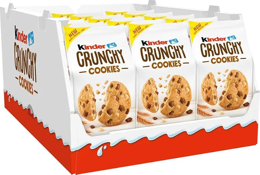 KINDER CRUNCHY COOKIES 15X 136G