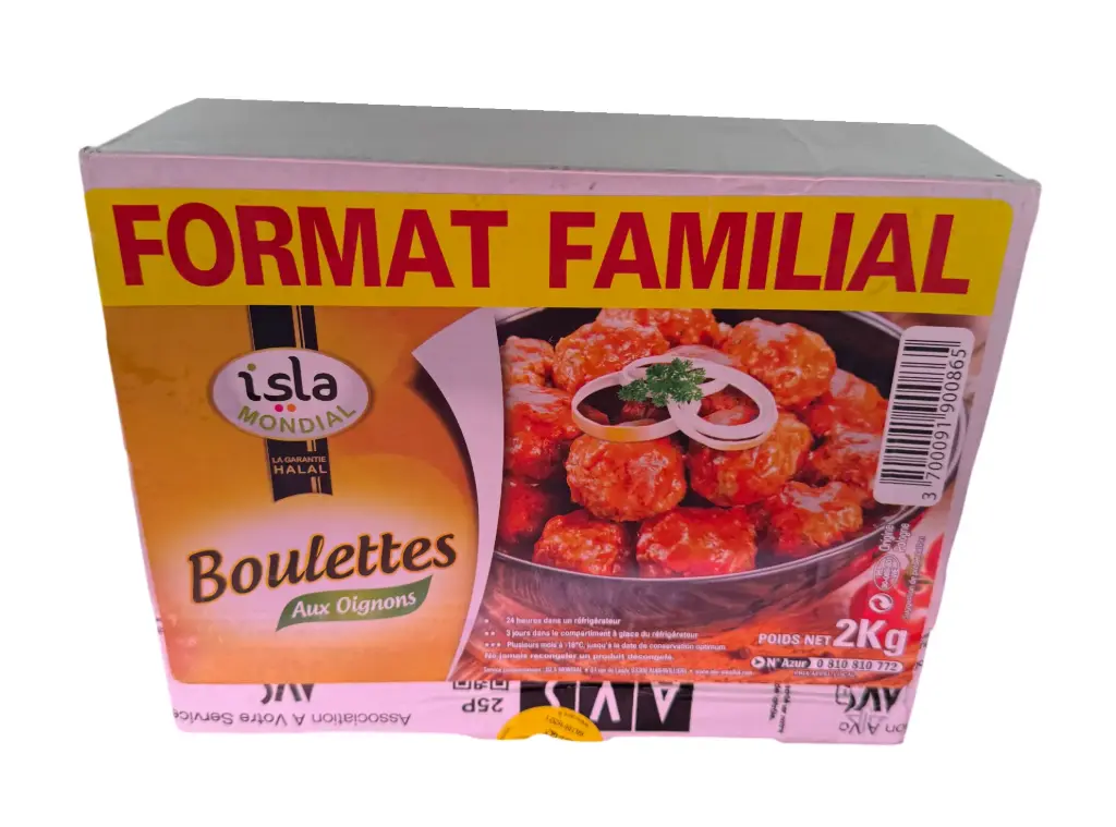 BOULETTES AUX OIGNONS AVS 2KG ISLA MONDIAL