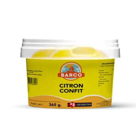 CITRON CONFIT POT 650G BARCO