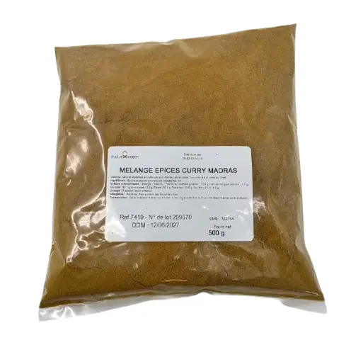 [ART-06570] MELANGE EPICES CURRY MADRAS 500G SALAMARKET {C20}