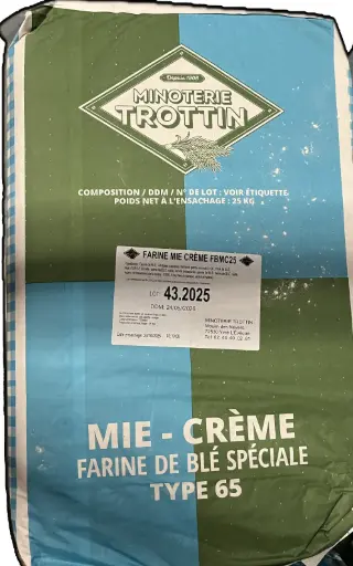 [ART-00643] FARINE MI-CREME T65 25KG