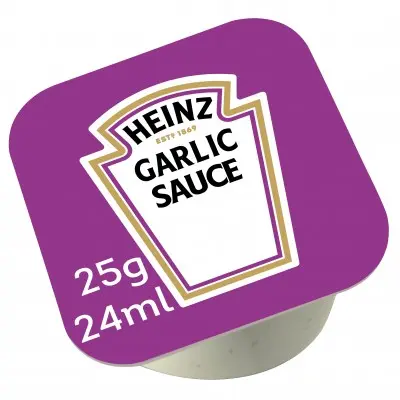 [ART-05321] SAUCE GARLIC COUPELLE 25G X100 HEINZ