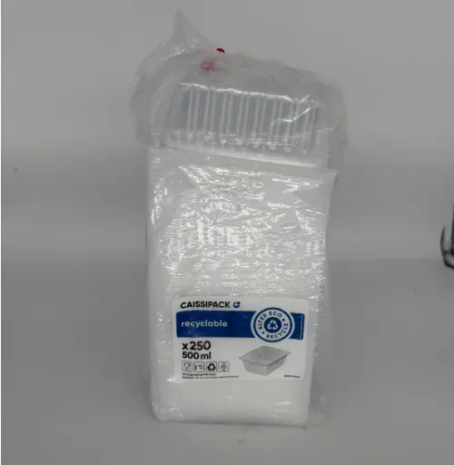 [ART-00113] BARQUETTE plastique 500ml X250